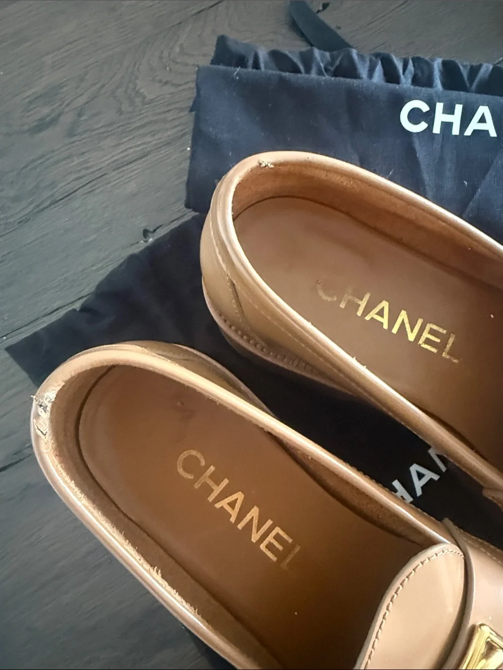 CHANEL classic loafers